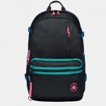 converse backpack black pink green