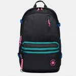 converse backpack black pink green