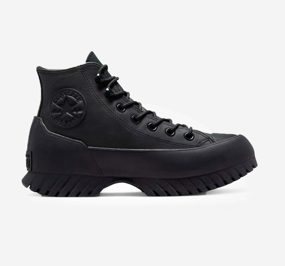 converse lugged 2.0 leather full black - Image 1