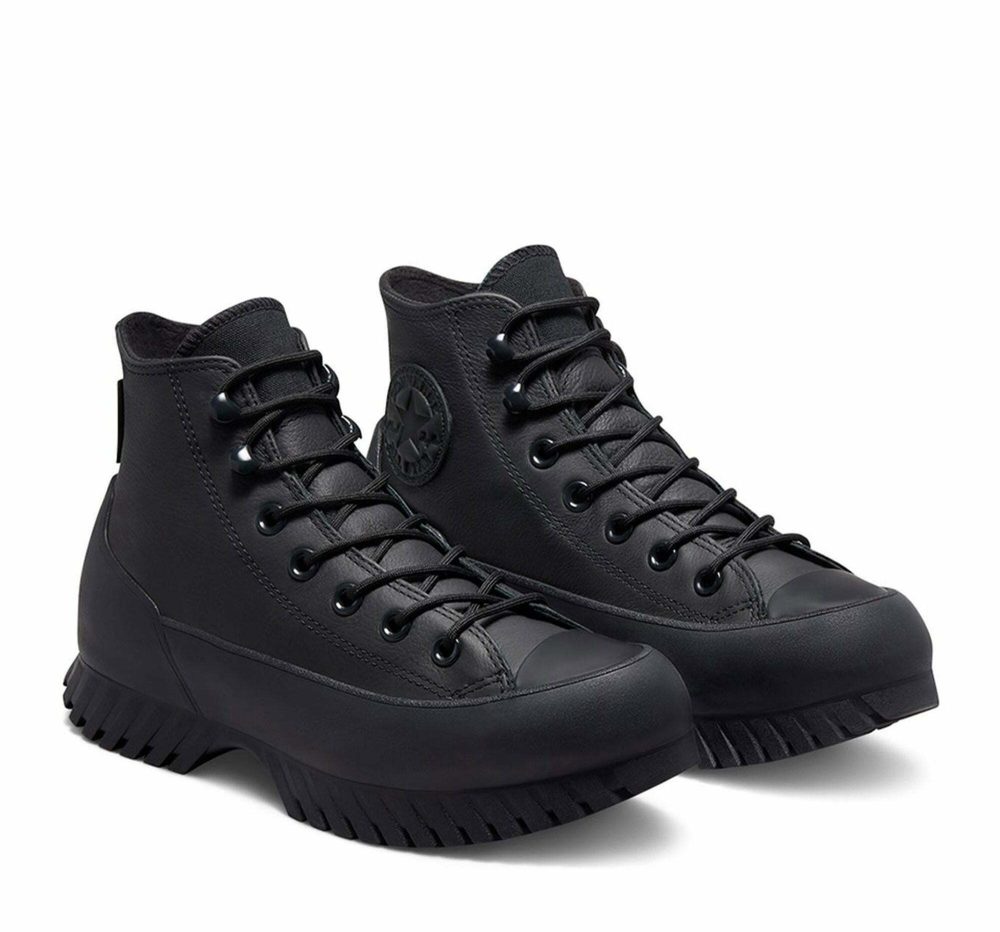 converse lugged 2.0 leather full black - Image 2