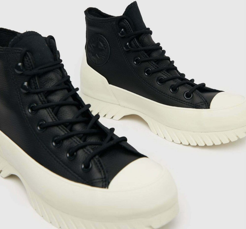 converse lugged 2.0 leather b&w - Image 2