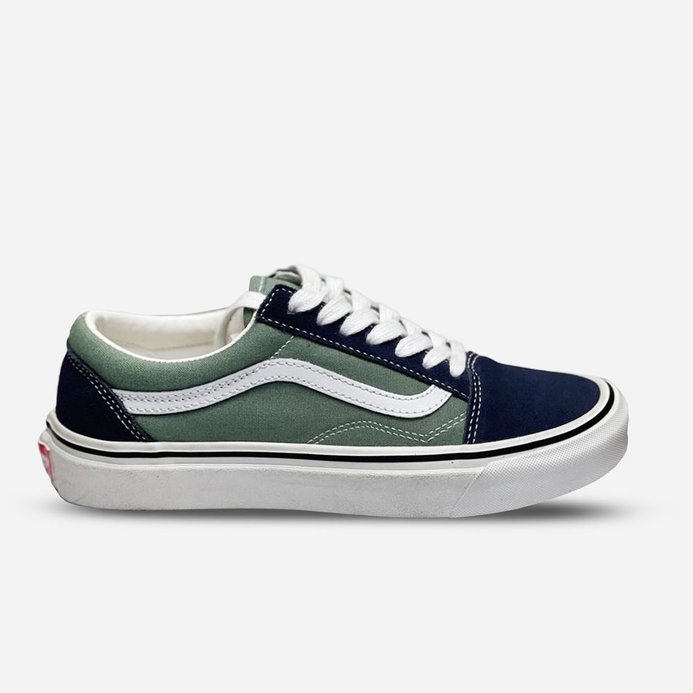 vans oldskool navy green